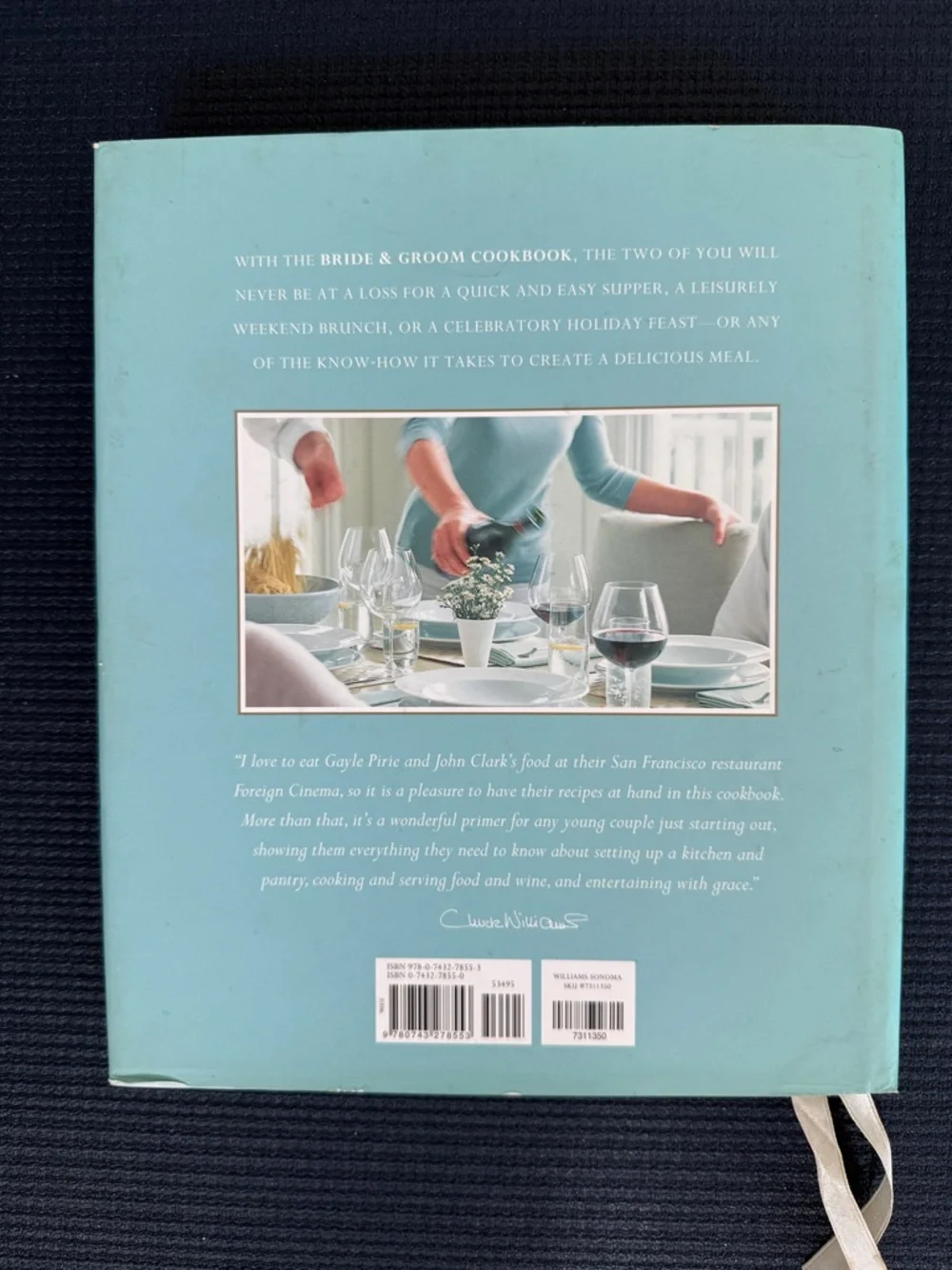 Vintage Williams-Sonoma Bride & Groom Cookbook - 2006